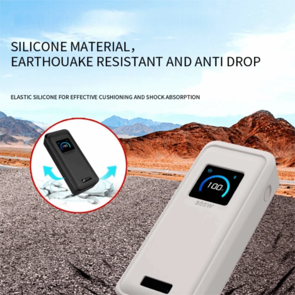 Picture 3: Shockproof Silicone Case Dustproof Soft Protective Cover Protector Sleeve Shell for Anker Prime Power Bank(26250mAh 300W)