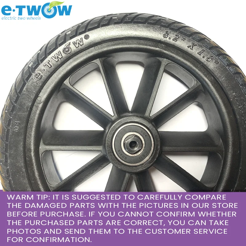 Original ETWOW Rubber Rear Wheel for E-TWOW Electric Scooter