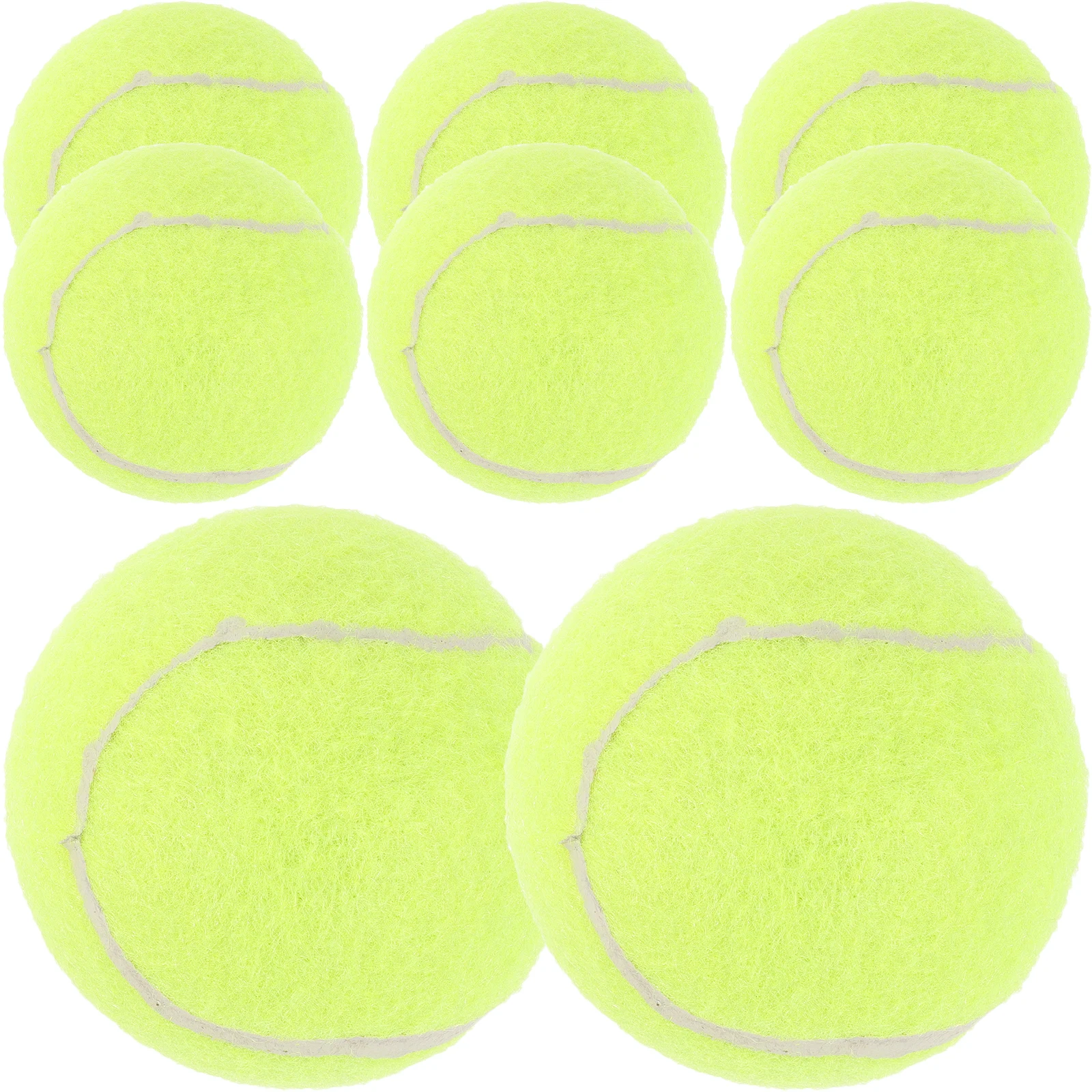

8 Pcs Tennis Practice Ball Skills Improvement Mini Balls for Dogs Bite Small Puppy Rubber Beginner