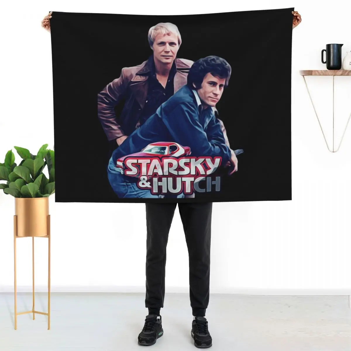 The Starsky And Classic - Retro Starsky And Essential Throw Blanket Bed Hair Luxury Designer Comforter Warm for winter Blankets