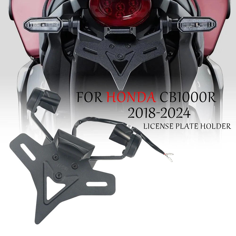 

Для мотоцикла Honda CB1000R CB 1000R CB 1000 R 2018-2024: Комплект кронштейнов для крепления заднего короткого номерного знака