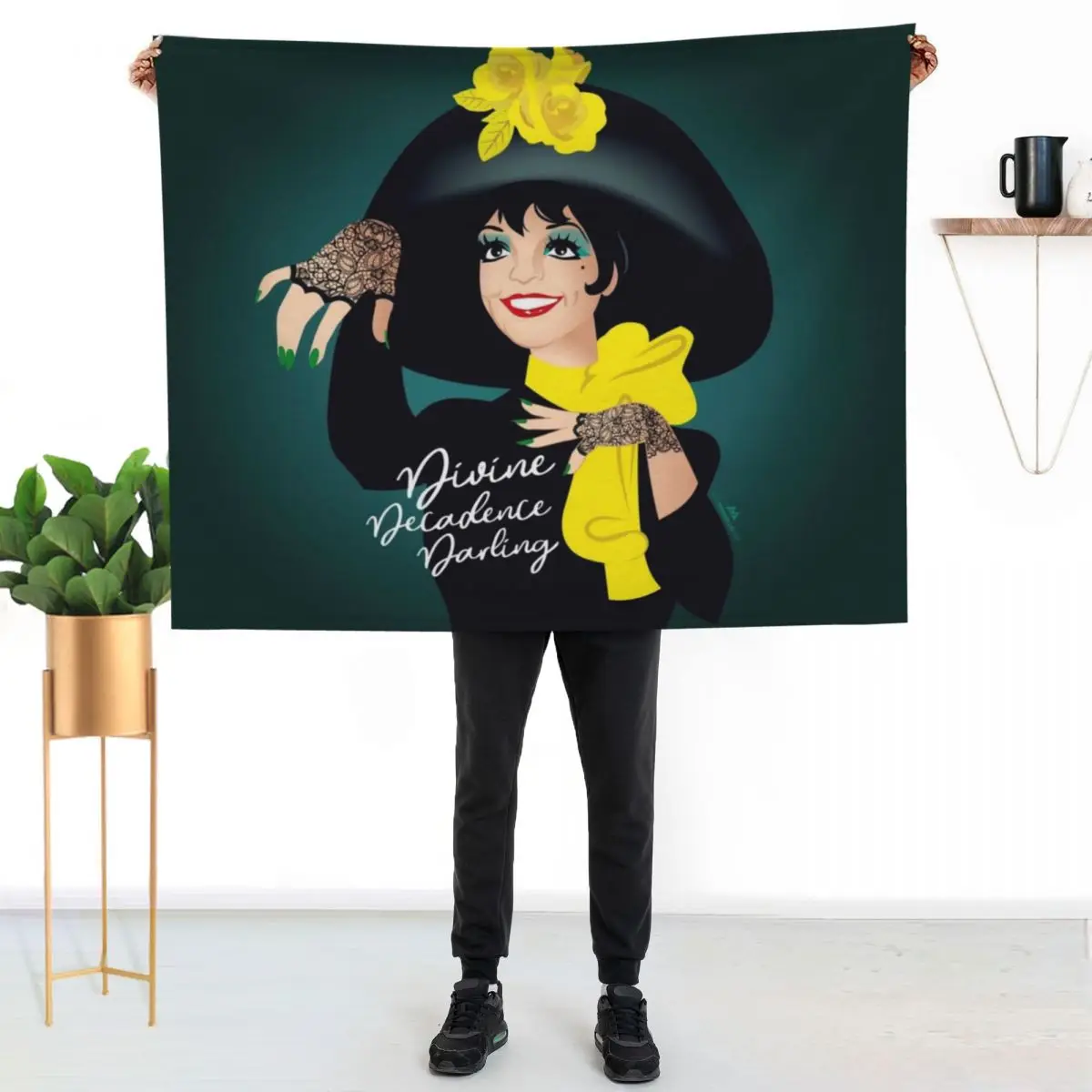 Divine decadence darling Throw Blanket Beach warm winter Luxury For Decorative Sofa Thin Blankets