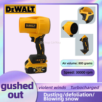 Dewalt 30000RPM Brushless  Air Blower Cordless Turbo Fan Handheld Violent Fan Dryer 20V Rechargeable Dust Blowing Tool