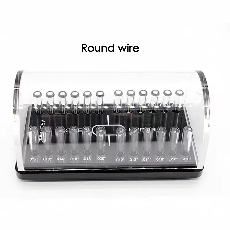 Square Wire Round Wire Sorting Frame Pre-Formed Bow Wire Placing Box Nickel-Titanium Bow Wire Box Storage Dust Box 1pcs