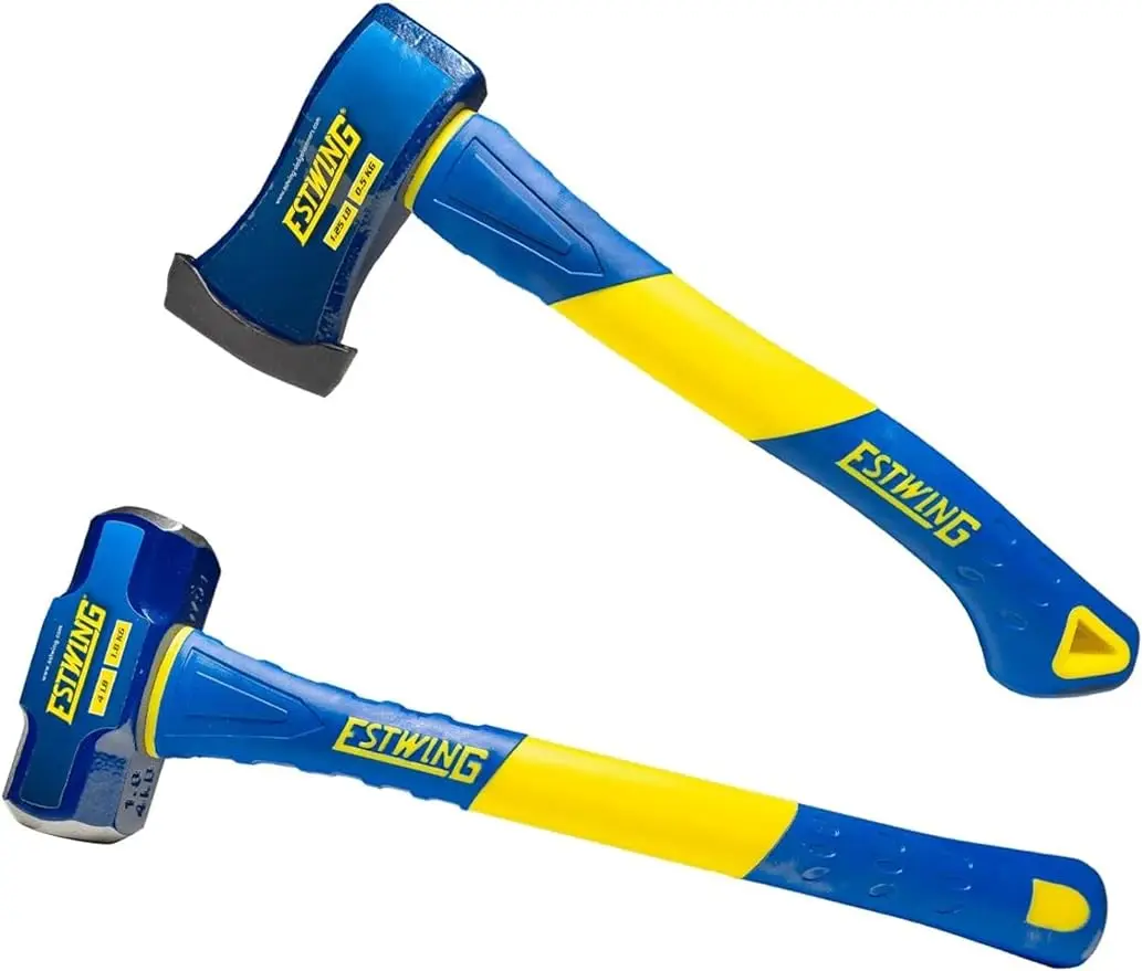 

Power Duo 2pc Set 4 lb. x 16" Sledge Hammer and 1.25 lb x 14" Axes with Fiberglass Handle