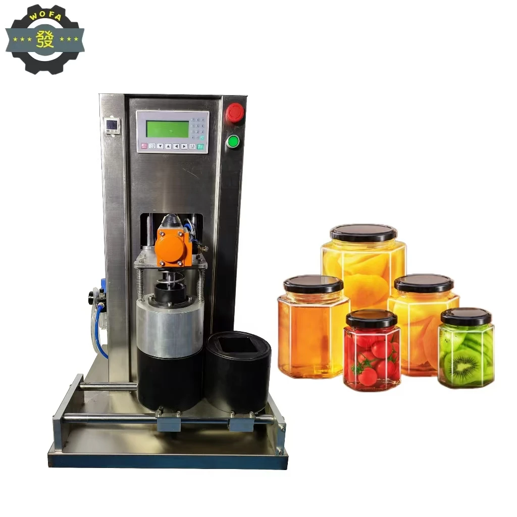 

Semi-automatic Vacuum Capping Machine Honey Jam Bottle