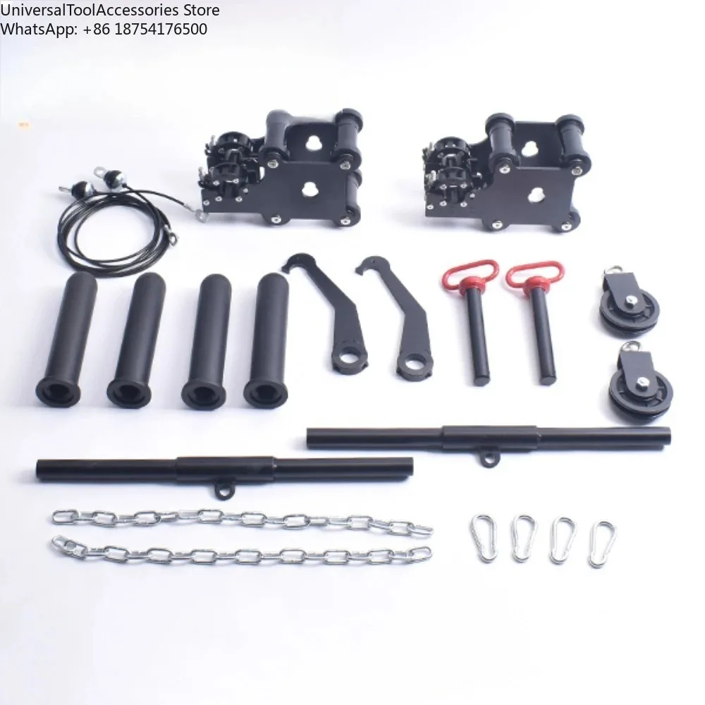 CF Rack Accessories Mounted 3x 3 Power Cages Including Cable and Weight Plate Bushing