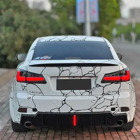 For 2006-2011 Lexus IS IS250 IS300 IS350 High Quality ABS Plastic Car Rear Trunk Lid Spoiler Wings Exterior Tuning Accessories