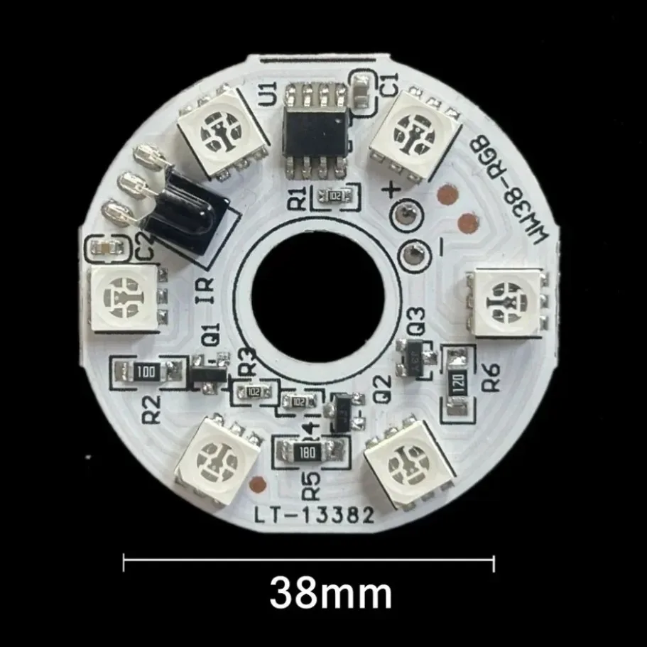 5 فولت RGB LED أضواء لوحة الربط التحكم مصدر ملون لاسلكي عن بعد سيارة LED الداخلية المحيطة ضوء LED الخرز RGB COB رقاقة