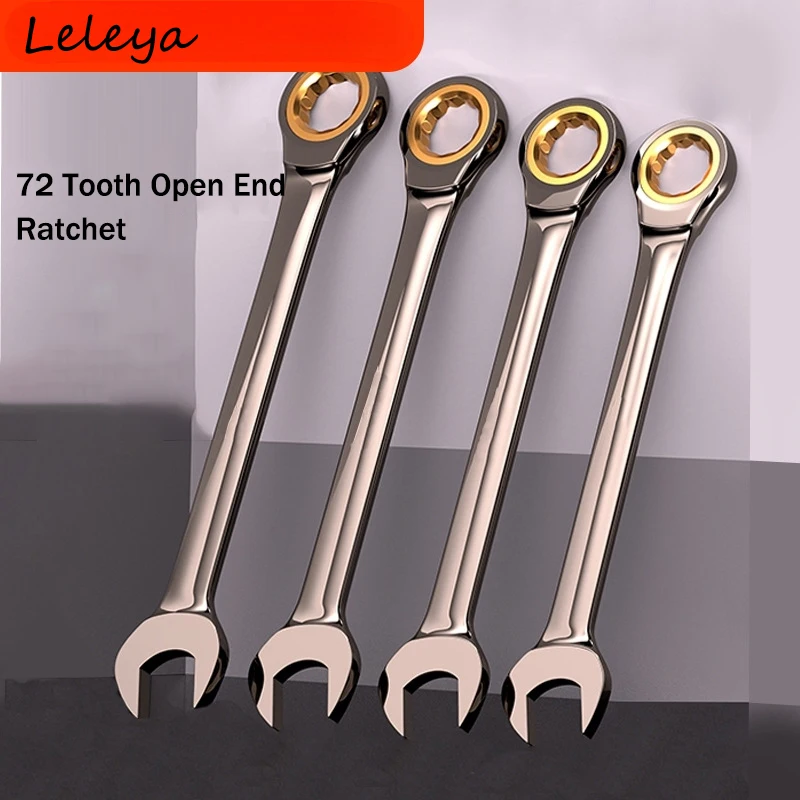28GF Ergonomic Double Head Wrench Heavy Duty Spanner Tightening & Loosening for Car Repair Tools Metric Hand Tool