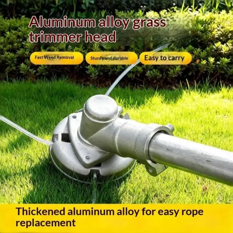 Universal Weed Eater Head Accessories Aluminum Alloy Nylon Steel Mowing Line for Outdoor Lawn Trimming Work