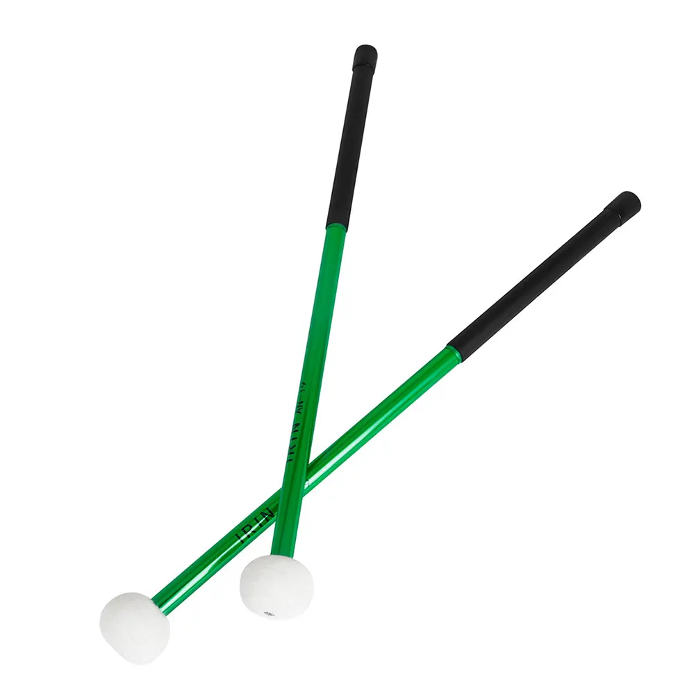 

Aluminum Alloy Drumsticks Durable Percussion Felt Mallets Portable Music Practice Kids Beginners Classic Marching Accessories