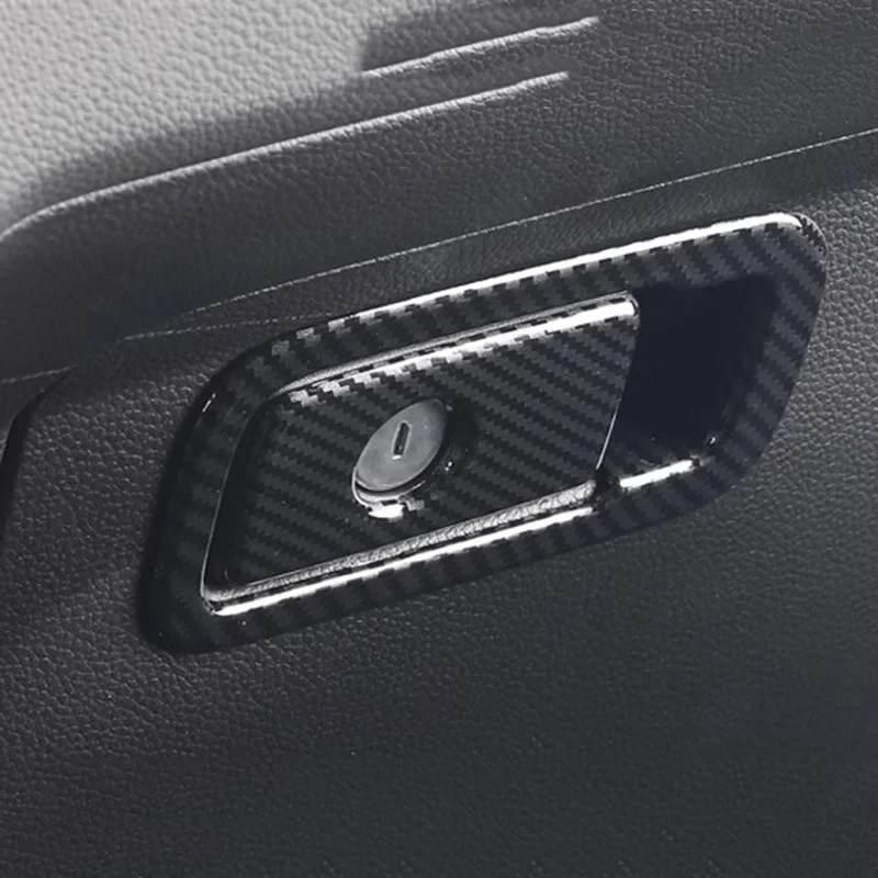 For Honda CR-V  Hybrid e :PHEV 2023 2024 2025 Auto Interior Styling The Copilot Glove Storage Box Handle Cover Trim