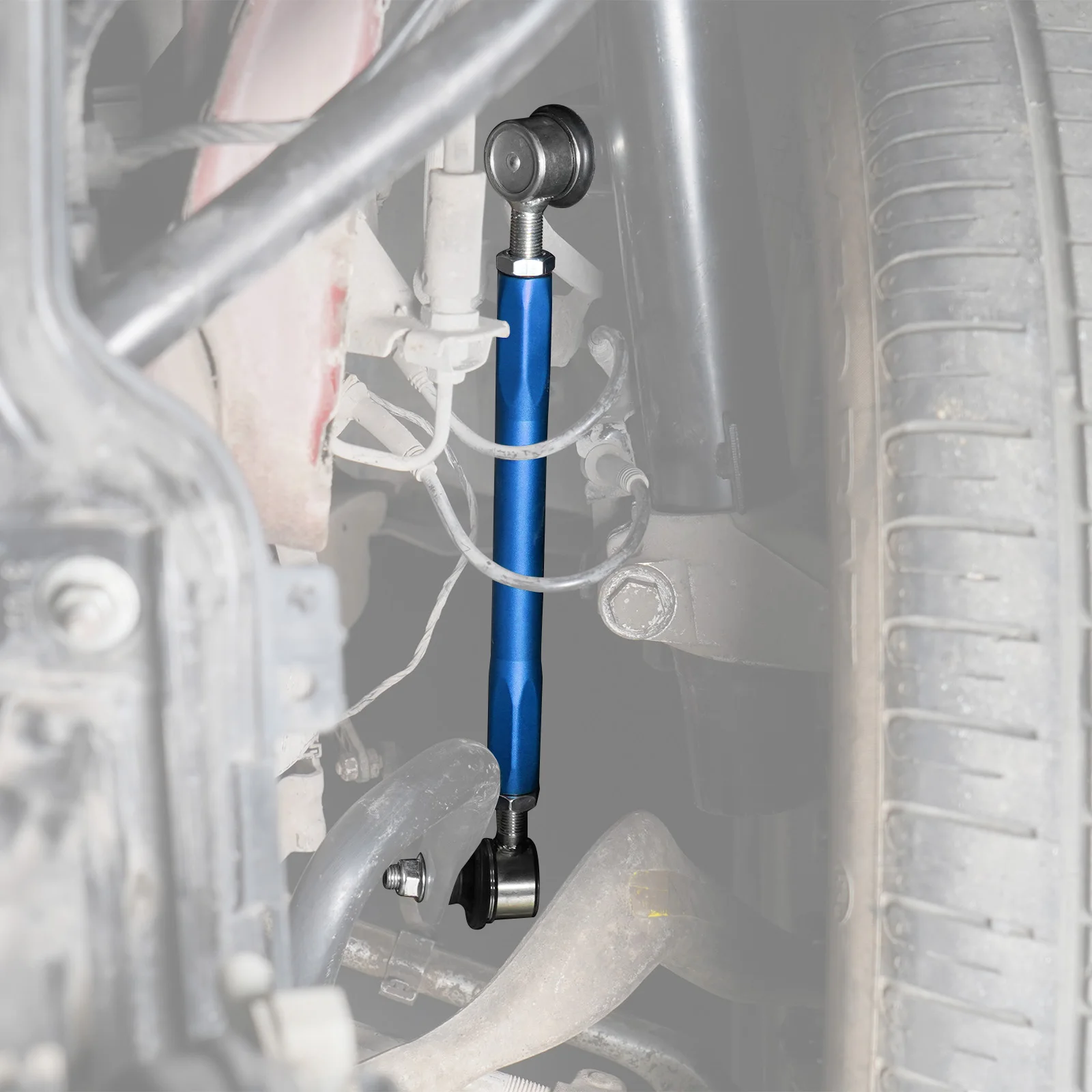 BEVINSEE 조절식 프론트 스웨이 바 엔드 링크 키트 (BMW E90 E87 E92 E93 E91 E82, Z4 E89, X1 E84 용), 31356765933, 31356765934 교체 썸네일 6