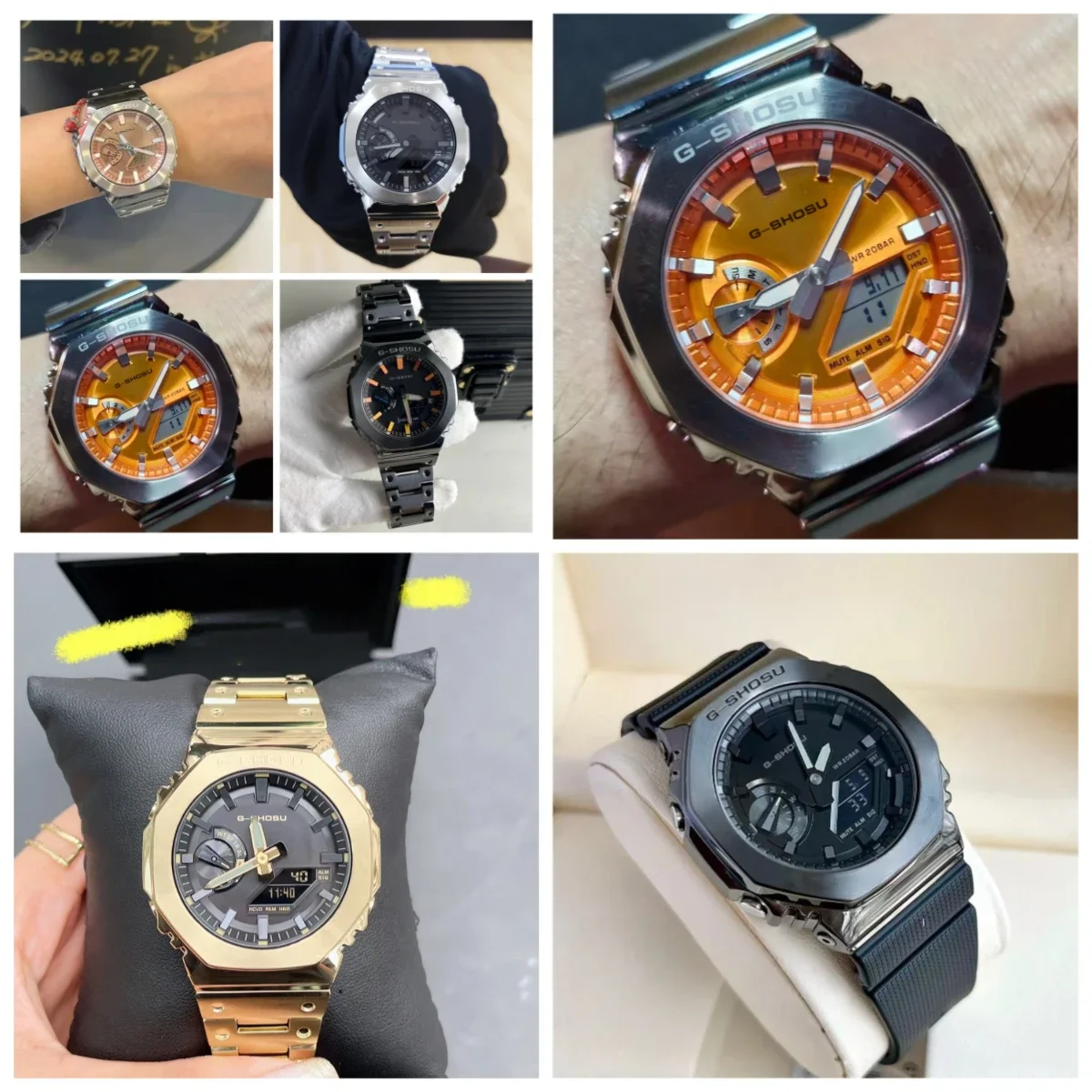 

8887 Store Electronic digital sports unisex watch All functions can be operated Waterproof World time LED dual display