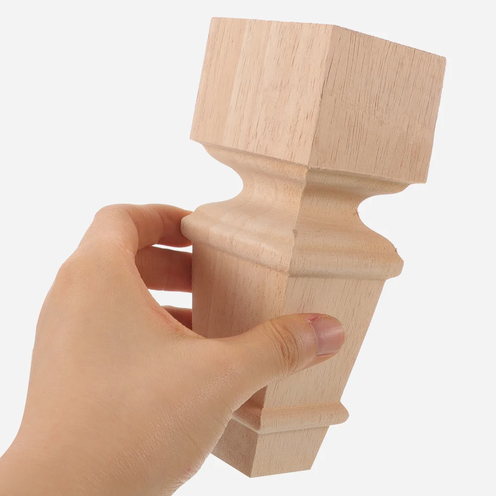 

2Pcs Durable Wooden Furniture Legs Easy Installation Natural Feel for Cabinets Coffee Tables Wooden Legs for Furniture
