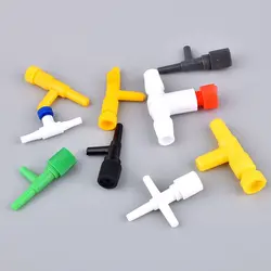 5-10pcs 4~10mm Aquarium Fish Tank Water Flow Control Valve Tee Straight Flow Regulator Oxygen Air Pump Output Adjusting Valve