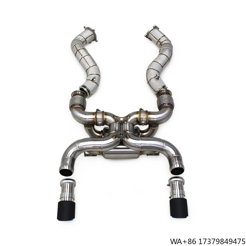 

Custom Exhaust System for Mclaren 720S 4.0 2017-2019 Factory SUS304 Pipe Muffler OEM Valve Catback Straight Header Downpipe