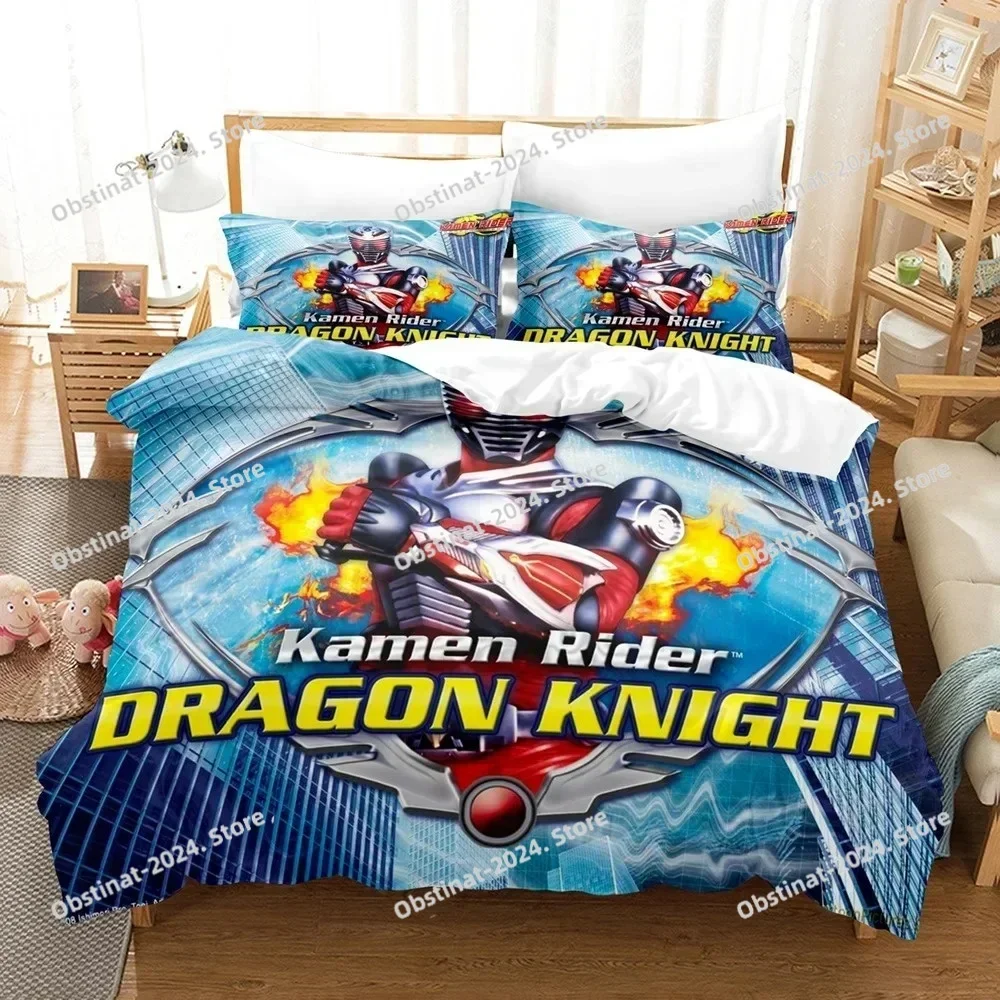 2025 3D Kamen Rider Bedding Set Duvet Cover Full Queen King Size Pillowcase Bed Printed Bed Set Aldult Kid Bedroom Single Twin