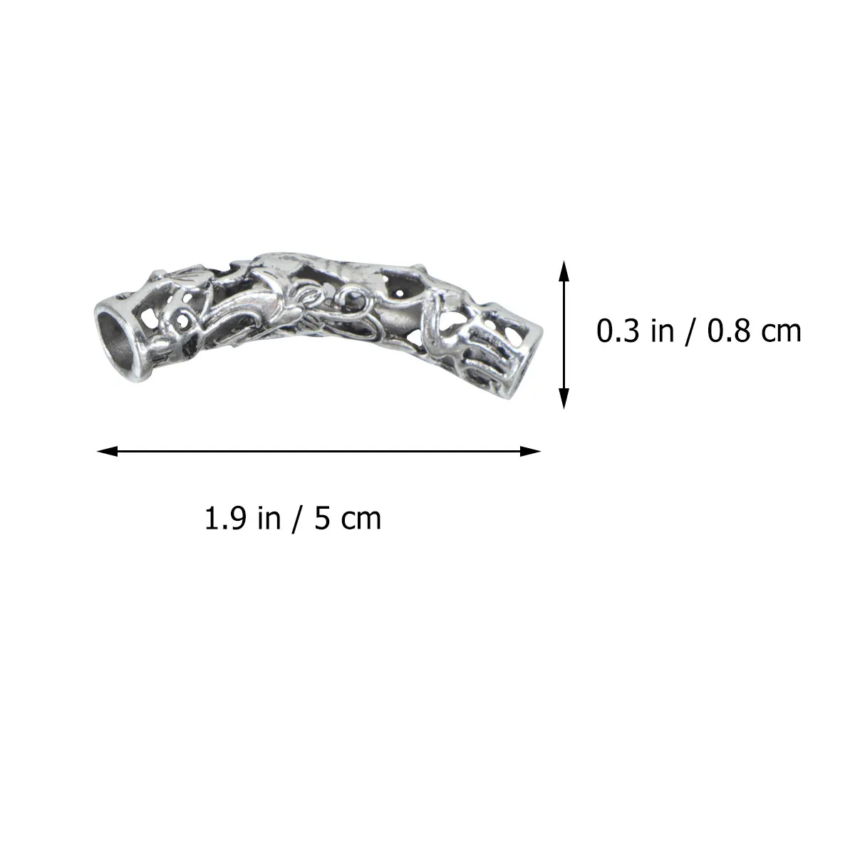 Dreadlock Rings 10 Piece Hair Braid Beads Cuffs Secure Grip Easy On Off Styling Accessories