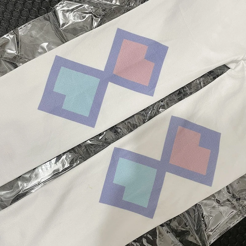 لعبة Genshin Impact Sigewinne جوارب طويلة كوسبلاي أنيمي مطابقة الوردي الأزرق الديكور جوارب لعب الأدوار الجوارب أزياء الهالوين