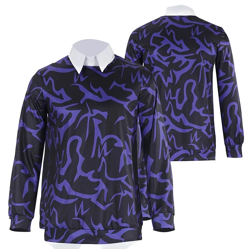 KPop Saja Boys Baby Cosplay Costume Men Shirt T-shirt Tops Fake 2 pieces Halloween Carnival Party Role Playing Suit Clothing