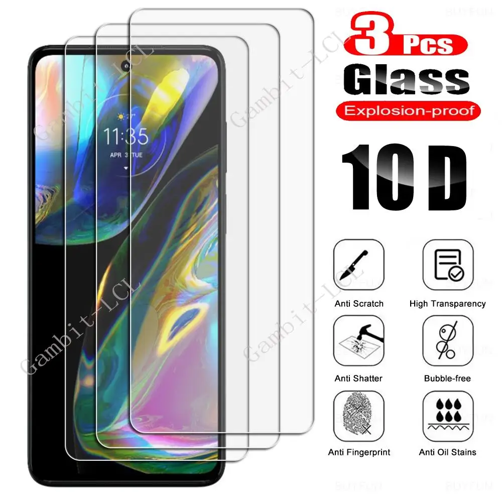 3PCS For Motorola Moto E32 E32s G22 G42 G52 G62 5G G71s G82 E20 E30 E40 E6i G Play  Tempered Glass Protector Screen Cover Film