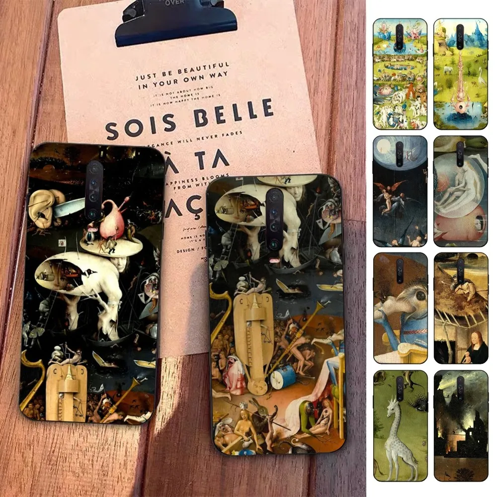 Hieronymus-Bosch Phone Case For Redmi 5 6 7 8 9 10 plus pro 6 7 8 9 A GO K20 K30 K40 pro plus F3 Fundas