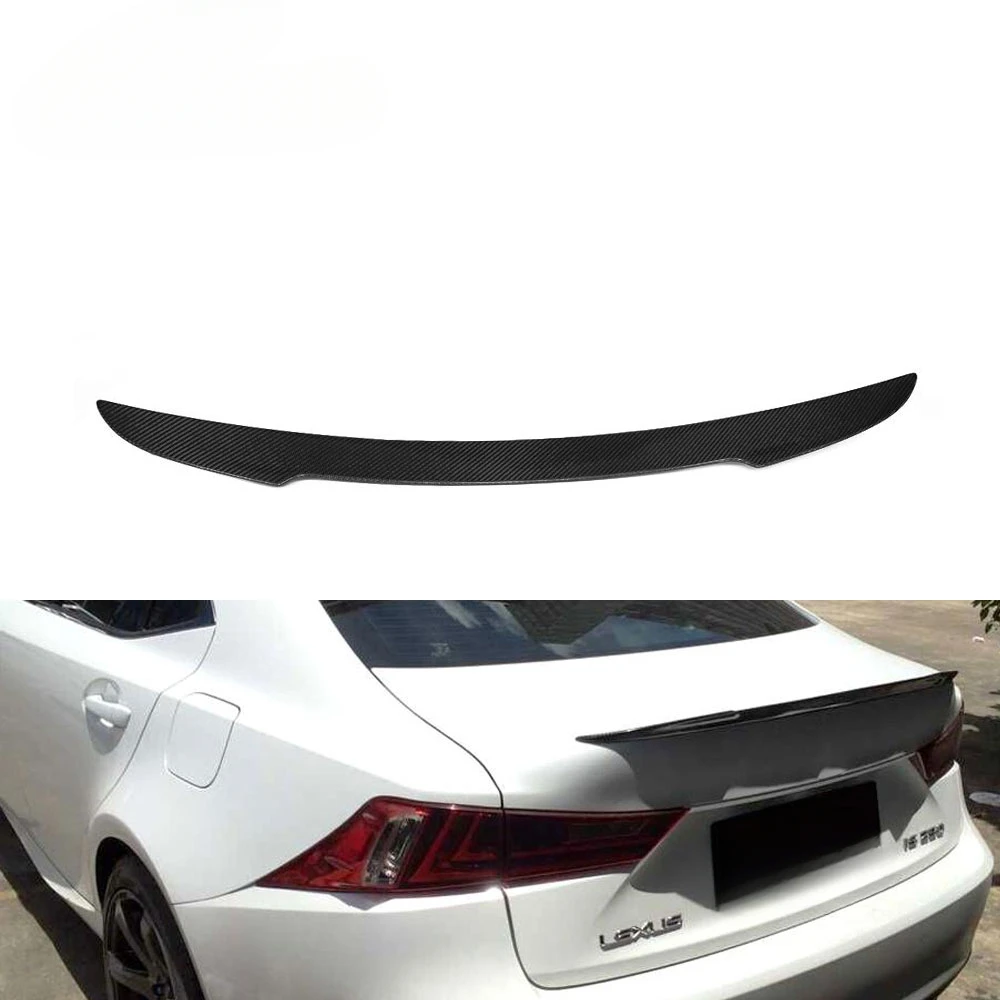 

Carbon fiber rear spoiler wing Lexus IS250 IS350 IS300h IS250 F 2013up