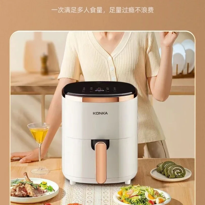 Air fryer visual full-automatic large-capacity new household oil-free intelligent reservation timer French fries machine