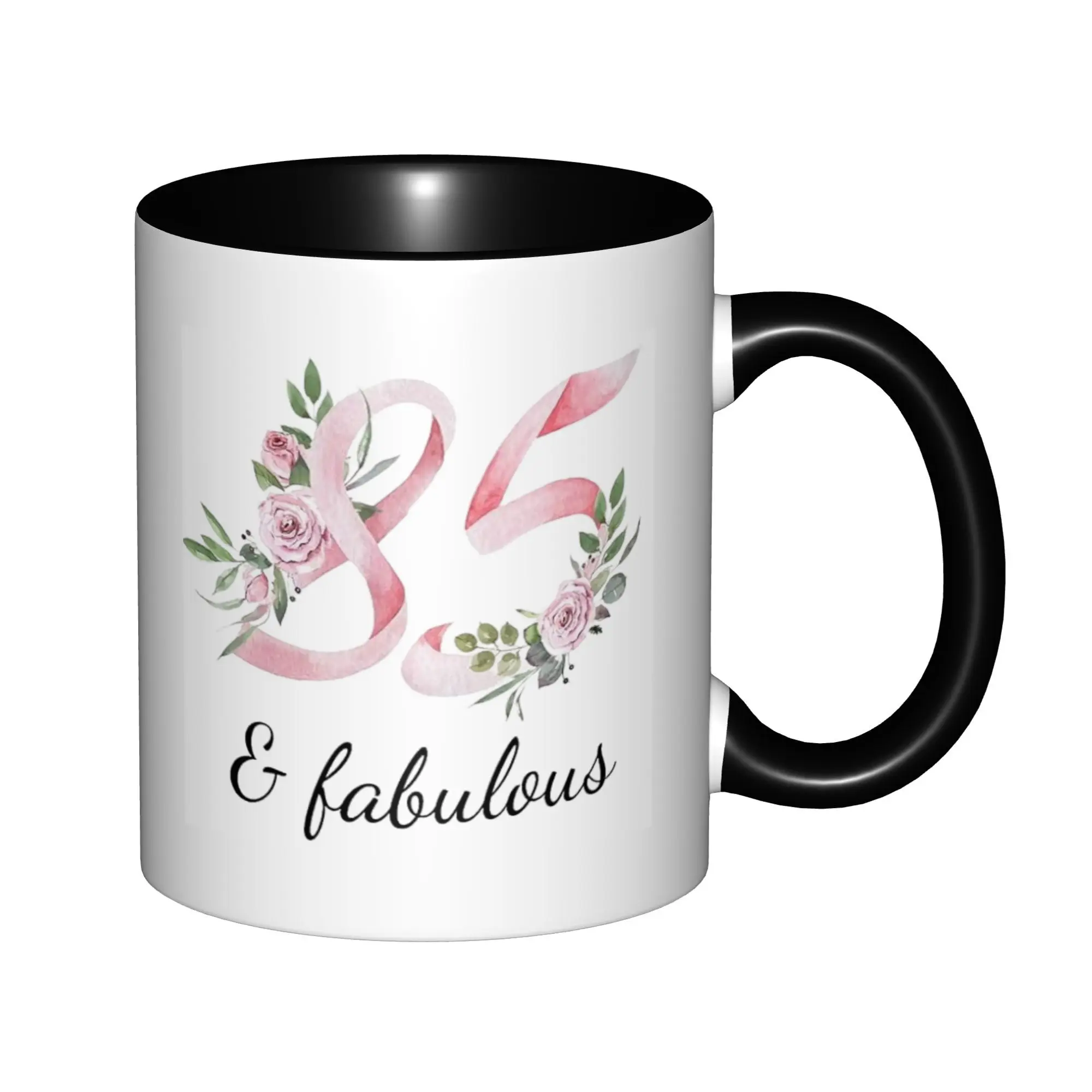 

85 & Fabulous 1940 Gifts Ideas for 85 Years Old Women Mom Sisters Grandma Mugs For Birthday Coffee Mugs Ceramic Tea Cups 11oz