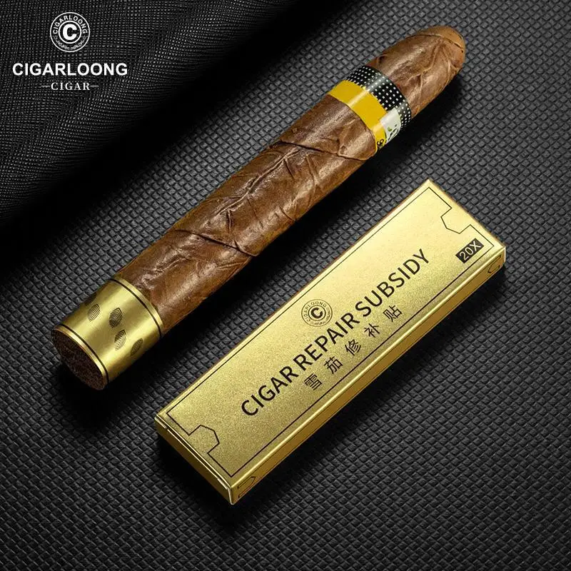 cigar Explosion proof foot tag label repairing fixed Crack prevention smoking accessories