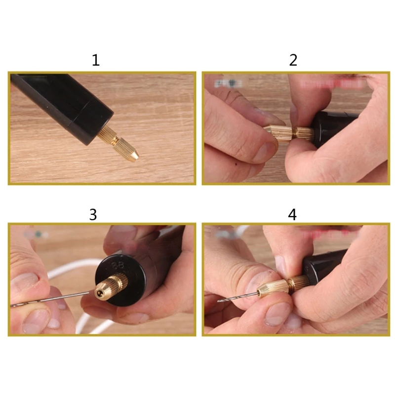 L Pin Hand Drill for Jewelry Making Twist Drills for Resin Casting USB Plug 5V USB Plug Portable Handheld Drill Dropship