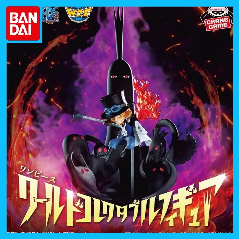 

Bandai Original ONE PIECE WCF Anime Figure Sabo FIVE ELDERS Action Figure Toys for Boys Girls Gift Collectible Model Ornaments