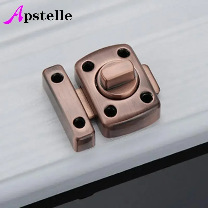 Apstelle Universal Door Latch Gate Latch Security Sliding Door Lock Door Bolt Zinc Alloy With Screws Latch