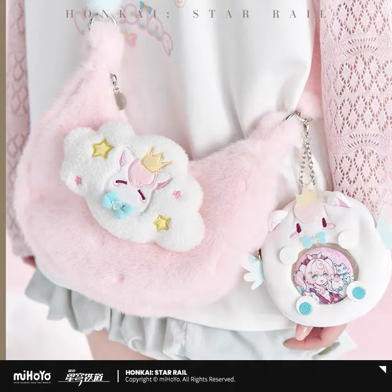 Pre Sale miHoYo Official Genuine Honkai Star Rail Hyacinthia Thematic Impressions Plush Crossbody Bag Cosplay Anime Game Gifts