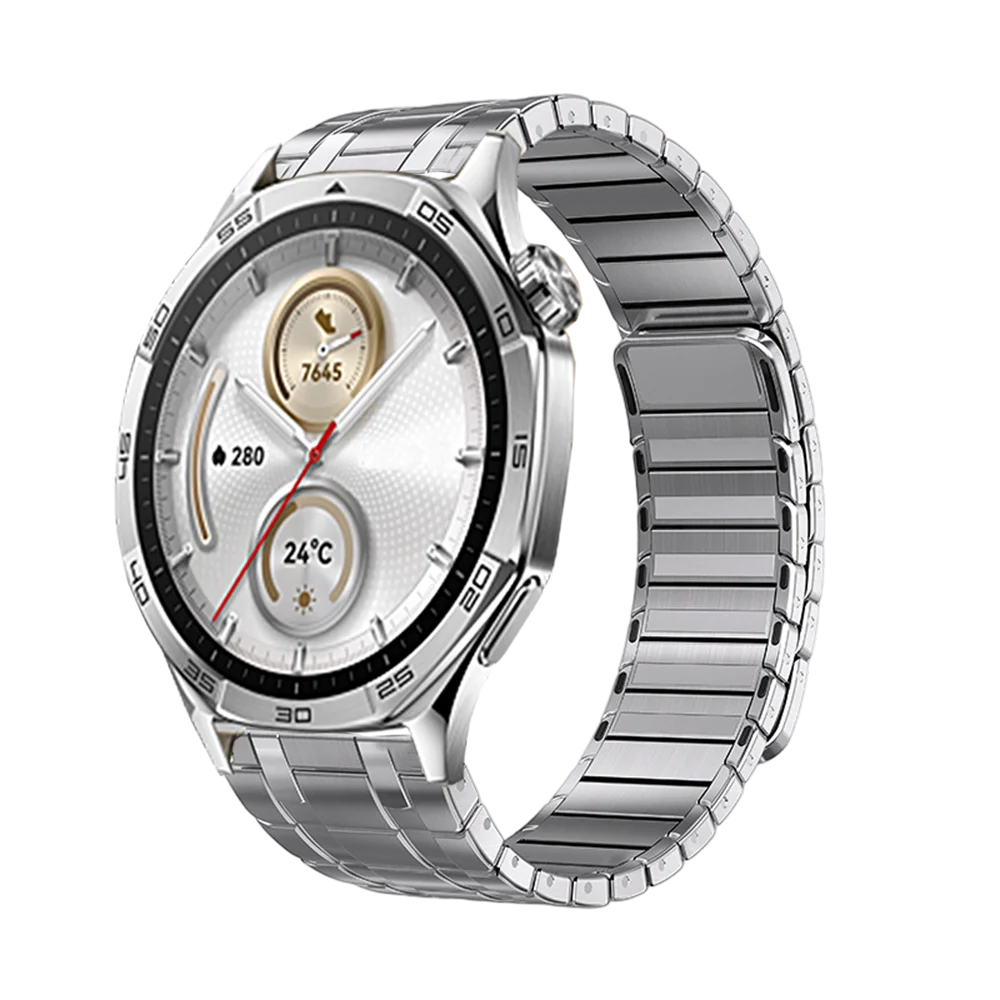 22mm Business Magnetic Band for Huawei GT6 Pro GT6 46mm Business Stainless Steel Wristband for Huawei Watch 5/GT5 Pro/GT6/5 46mm