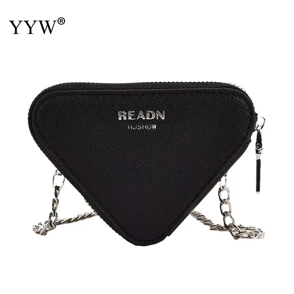 Trendy Mini Shoulder Bag for Women Designer Triangle Purses and Handbags Female Small Chain Crossbody Bag Party Clutch Bag New