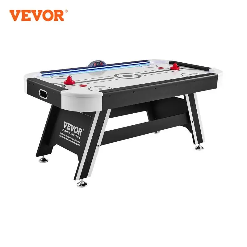 VEVOR Air Hockey Game Table for Kids Adults LED Hockey Game with  Pucks  Pushers and Electronic Score System Arcade Gaming Set