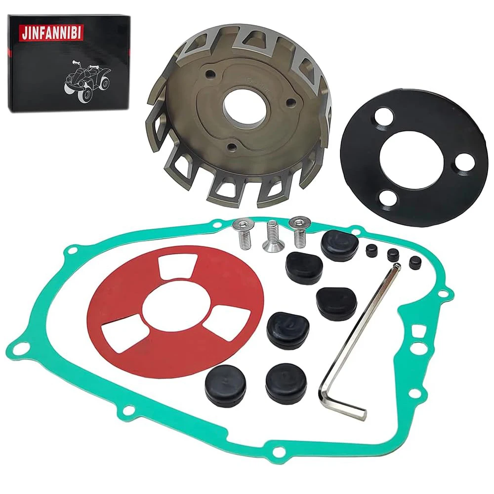 

For Yamaha Blaster 200 YFS200 1988-2000 2001 2002 2003 2004 2005 2006 CNC Billet Clutch Basket & Gasket Kit