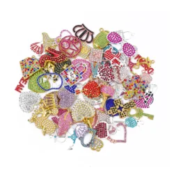 50pcs Mixed Fashion Charms Picked at Random Fit for Women's DIY Jewelry Accessories