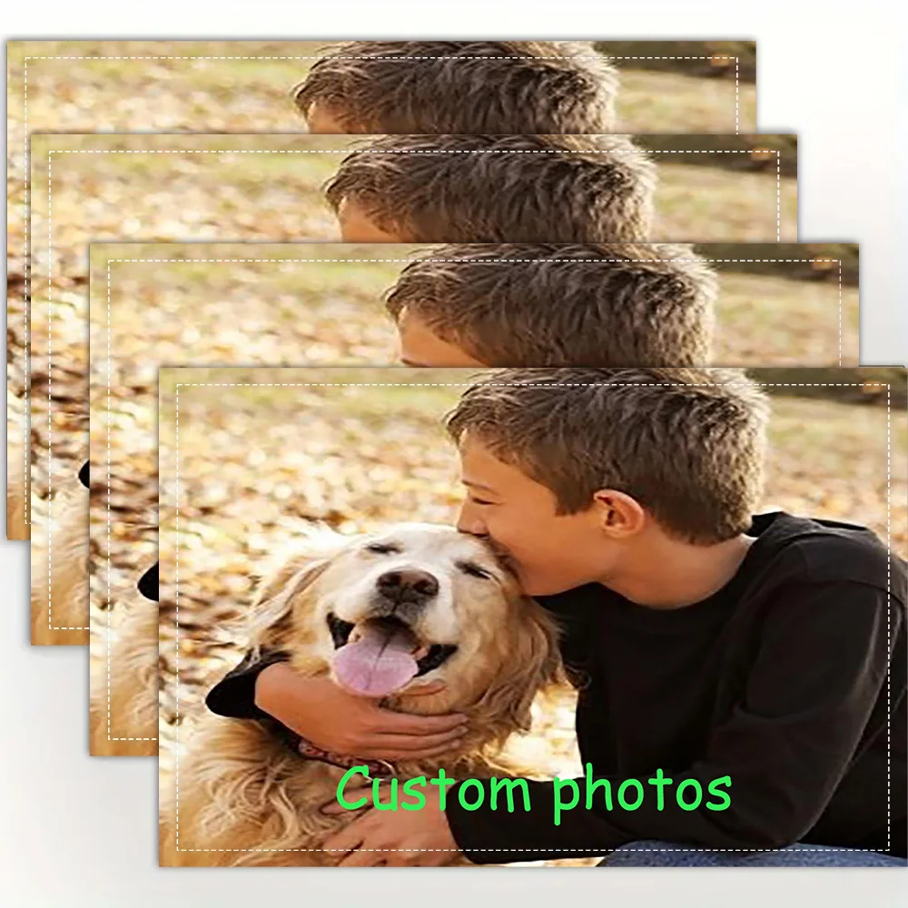 2D Flat Custom Photos-Designed Placemats Perfect for Home Decor, Dining Room Decor, and Special Event Decorations