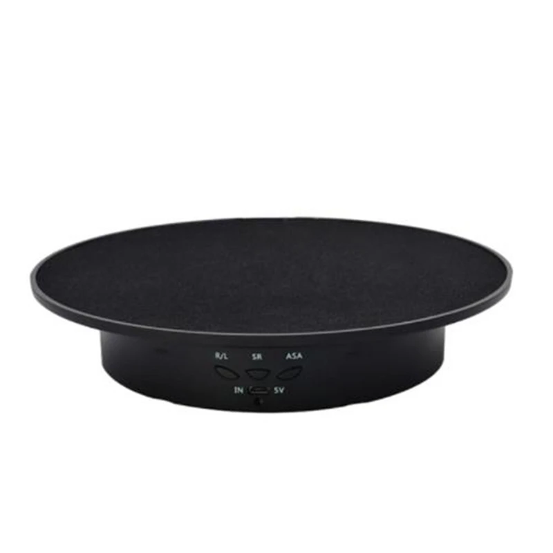 3 Speeds 20Cm Intelligent Electric Rotating Display Stand Turntable Jewelry Holder Battery/USB Power