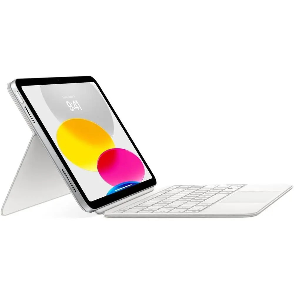 

Renewed 10th Gen iPad Magic Keyboard Case - White, US QWERTY English Layout