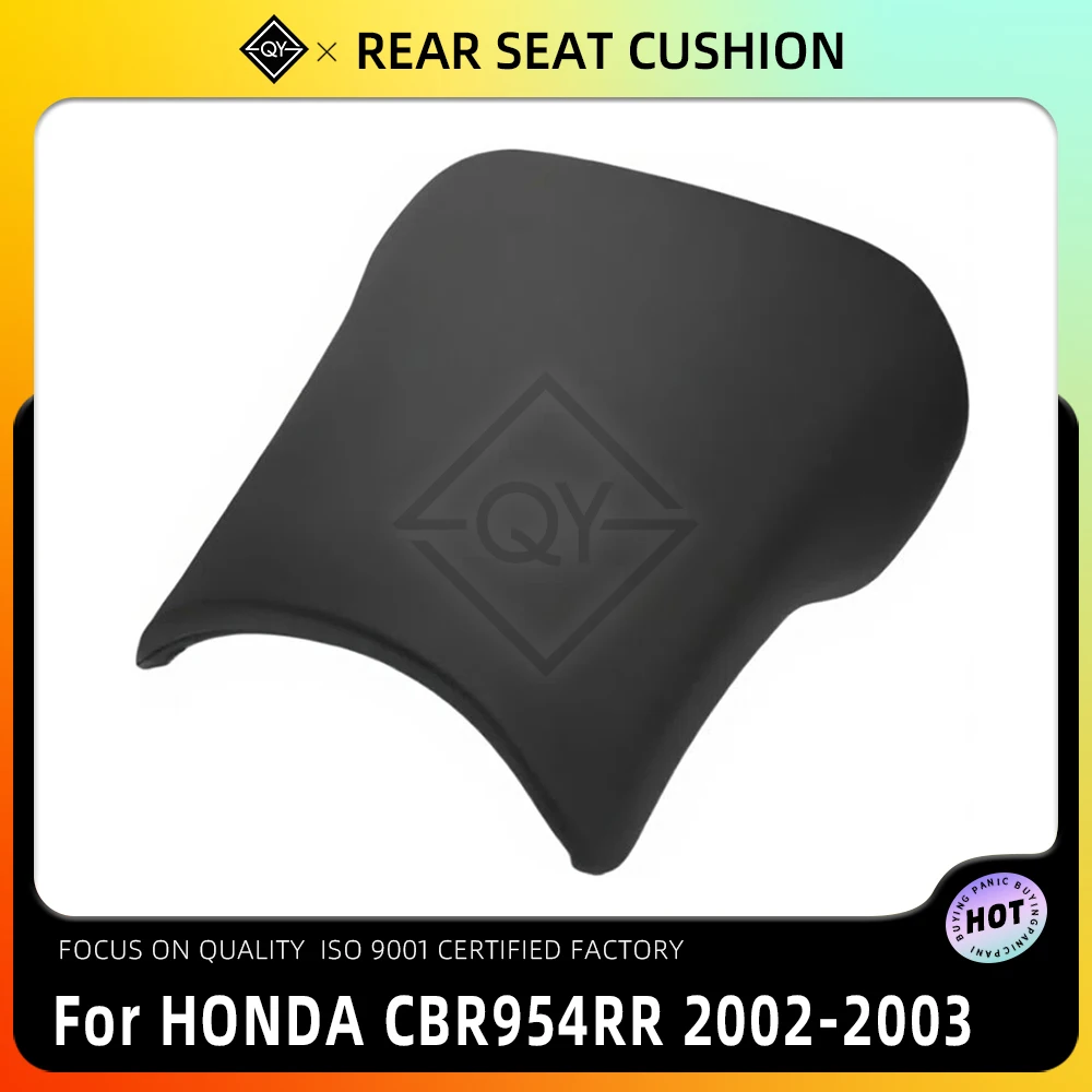 

Motorcycle Black Front Seat Cushion Pressure Relief Comfortable Passenger Pad For Honda CBR954RR CBR 954RR 2002-2003