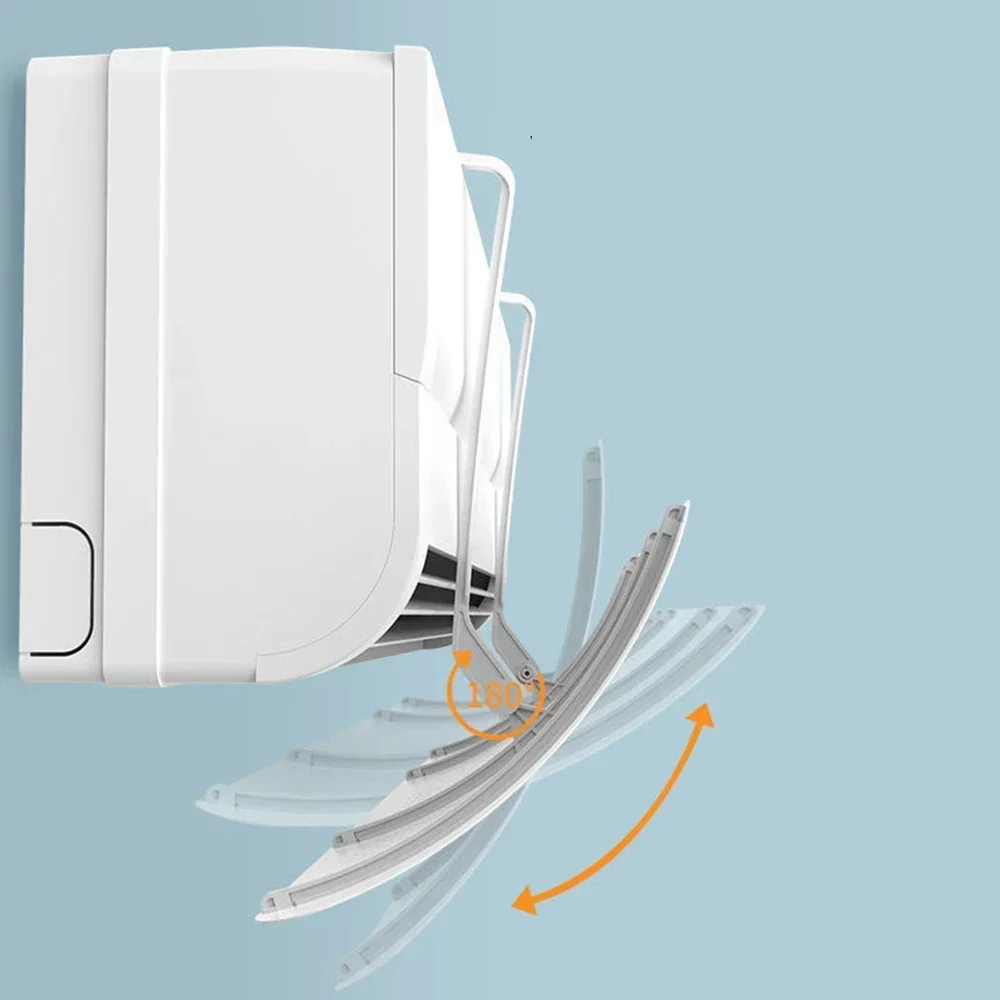 Klimaanlagen-Windschutz gegen Direktgebläse, Universeller Windabweiser für Wandmontierte Luftauslässe, Kaltluftführung – Detail 5