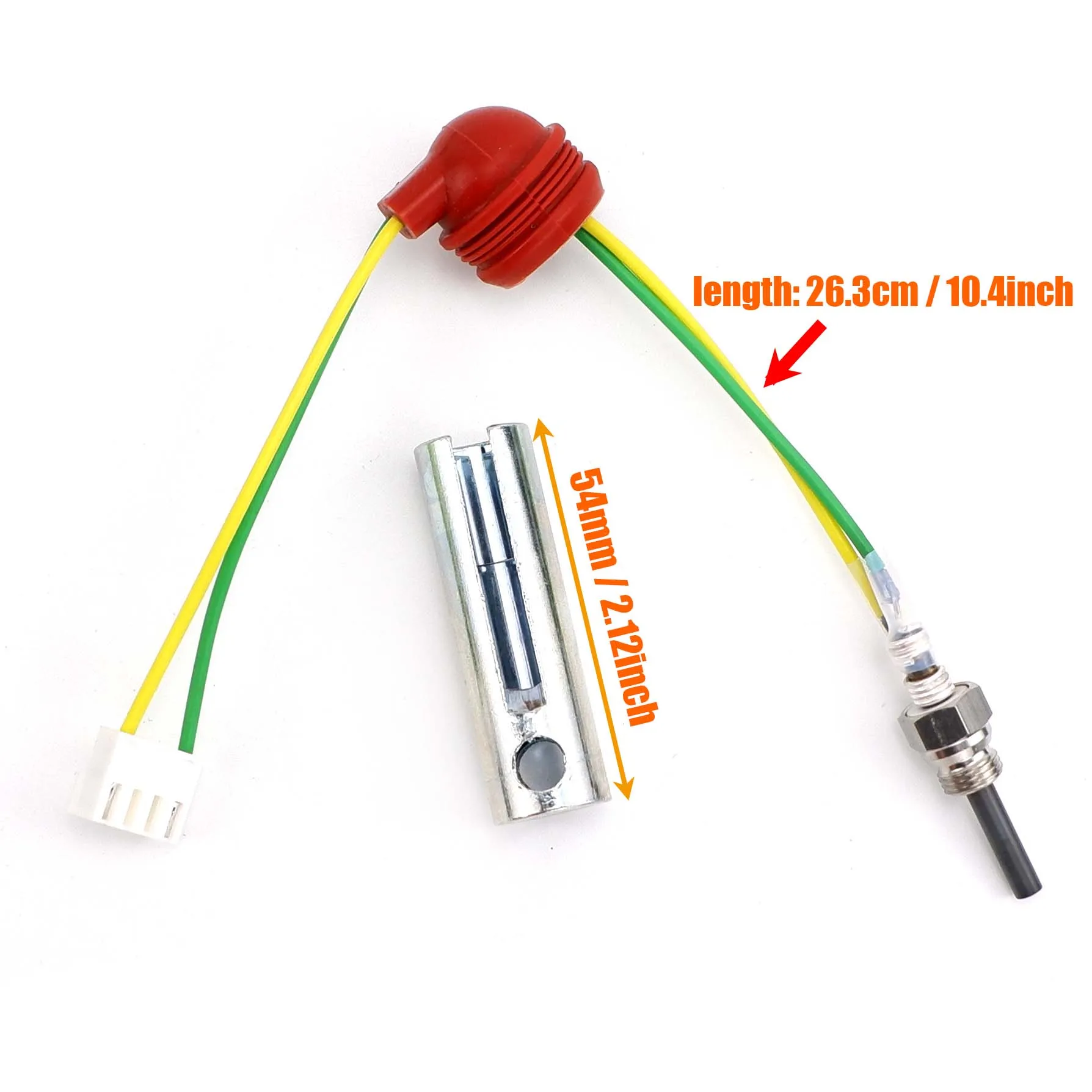 12V Ceramic Glow Plug Ignition + Wrench Air Diesel Heater 3-8kw For Car Truck Caravan Camper RV