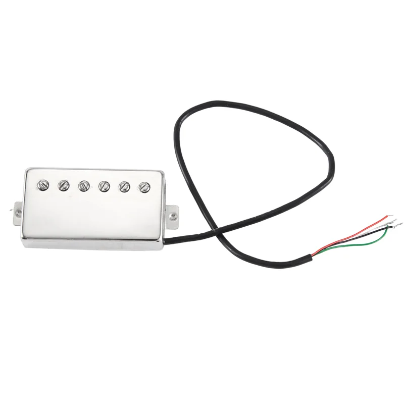

Alnico 5 Guitar Humbucker Pickup Set Chrome Bridge & Neck Pickups Compatible With For LP Guitar Spare Parts Accessories Parts