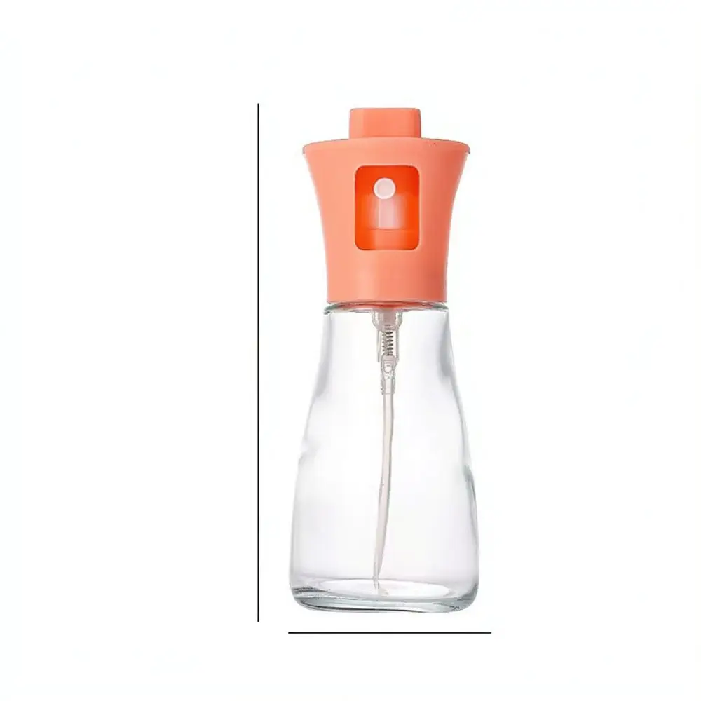 Food Grade Glass Oil Sprayer For Kitchen Cooking Stainless Steel Dispenser Press Type Fine Mist Olive Oil Cruet