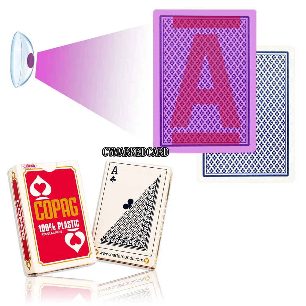 

Marked Card For Infrared Contact Lenses Anti Cheating Poker Plastic Waterproof Playing Cards Game
